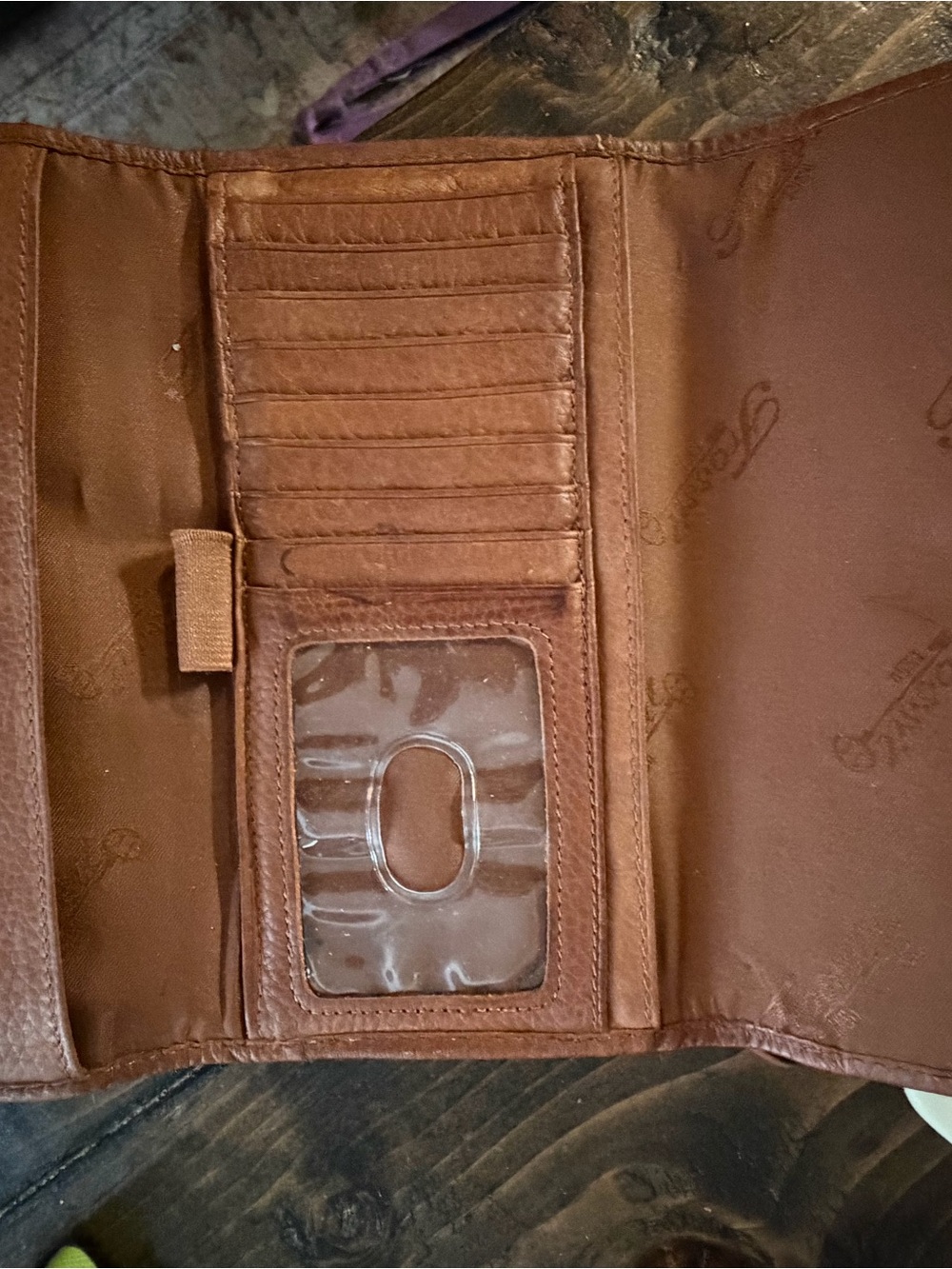 Fossil Brown Trifold Wallet